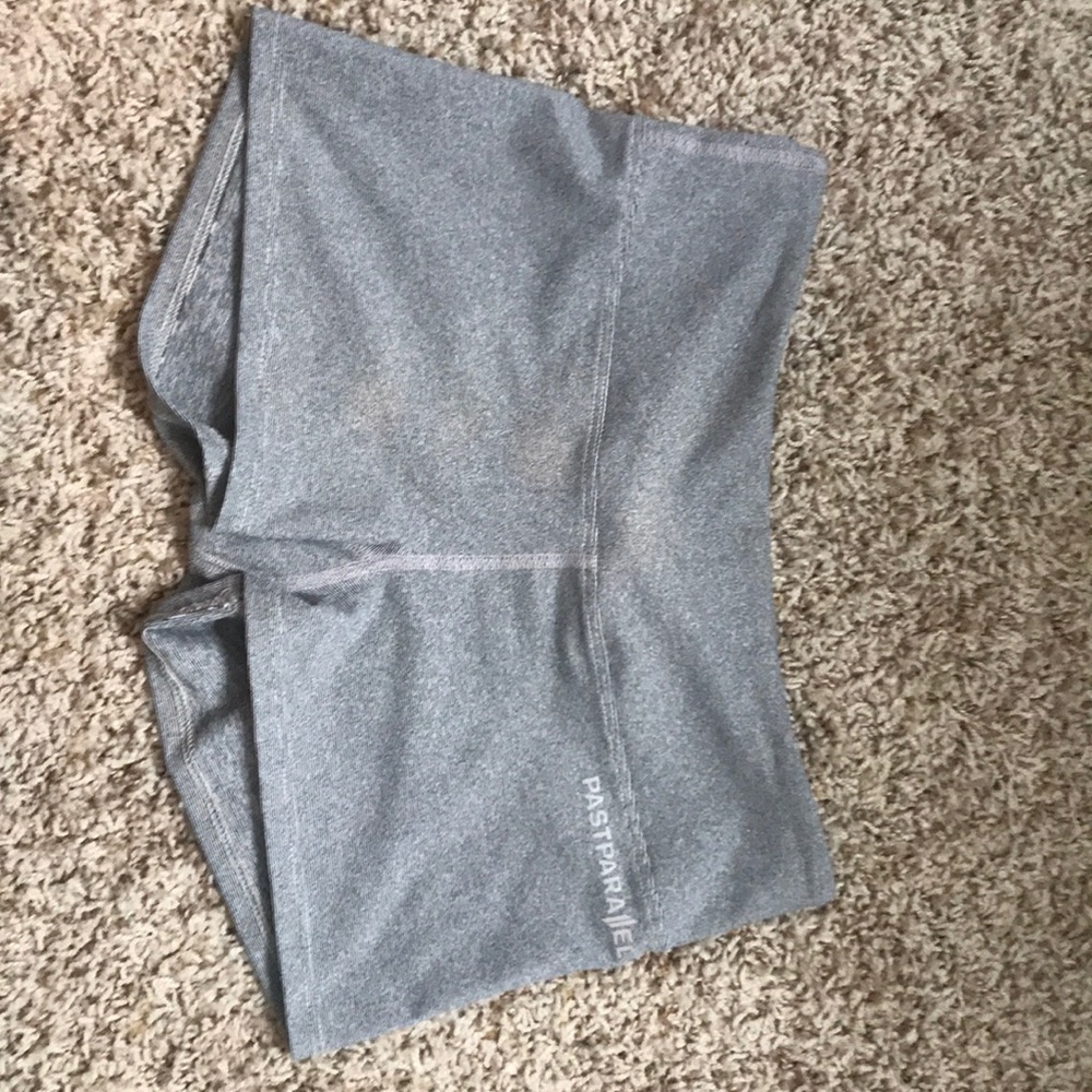 Grey Past Parallel Workout Spandex